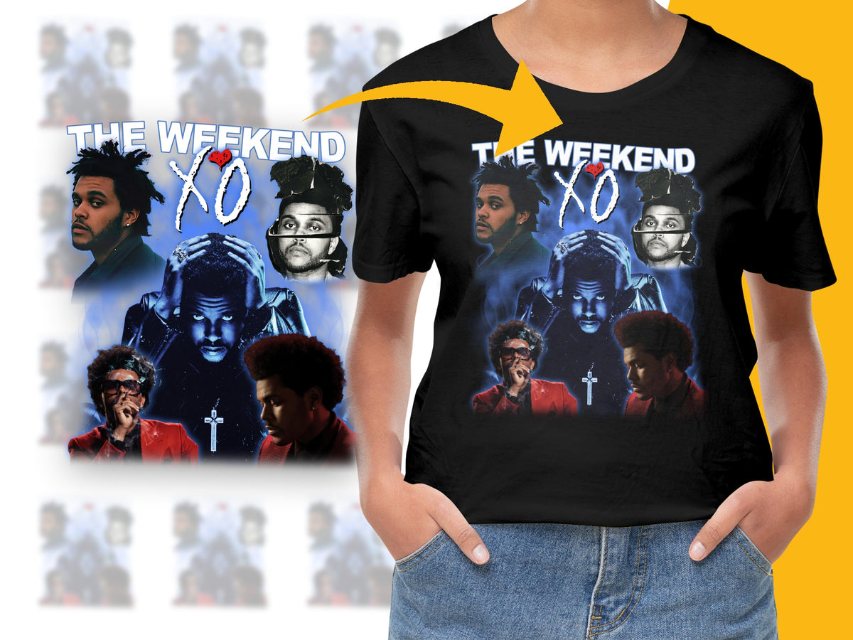 The Weeknd XO Fan Art T-Shirt, Graphic Tee, Music Artist Inspired Shirt, Pop Culture Apparel, Urban Streetwear, Unisex Fashion Top