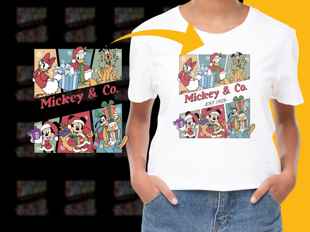 Vintage Mickey and Co T-Shirt, Classic Cartoon Characters Tee, 90s Nostalgia, Unisex Fashion