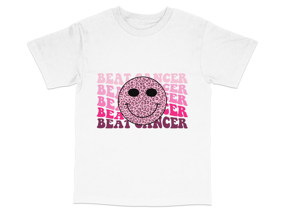 Breast Cancer Awareness T-Shirt, Pink Ribbon Smile, Supportive Graphic Tee, Unisex Fit