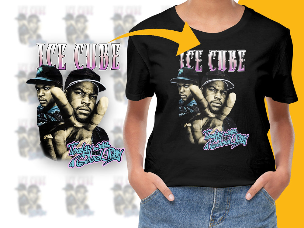 Vintage Ice Cube T-Shirt, 90s Hip Hop Tee, Retro Rap Music Fan, Collector's Item, Unisex Fashion, Bold Graphic Design
