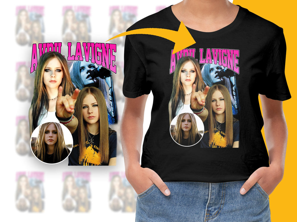 Vintage Pop Punk Icon Graphic T-Shirt, Classic Music Tee, Fan Gift, Trendy Fashion Top, Bold Print Design, Retro Style