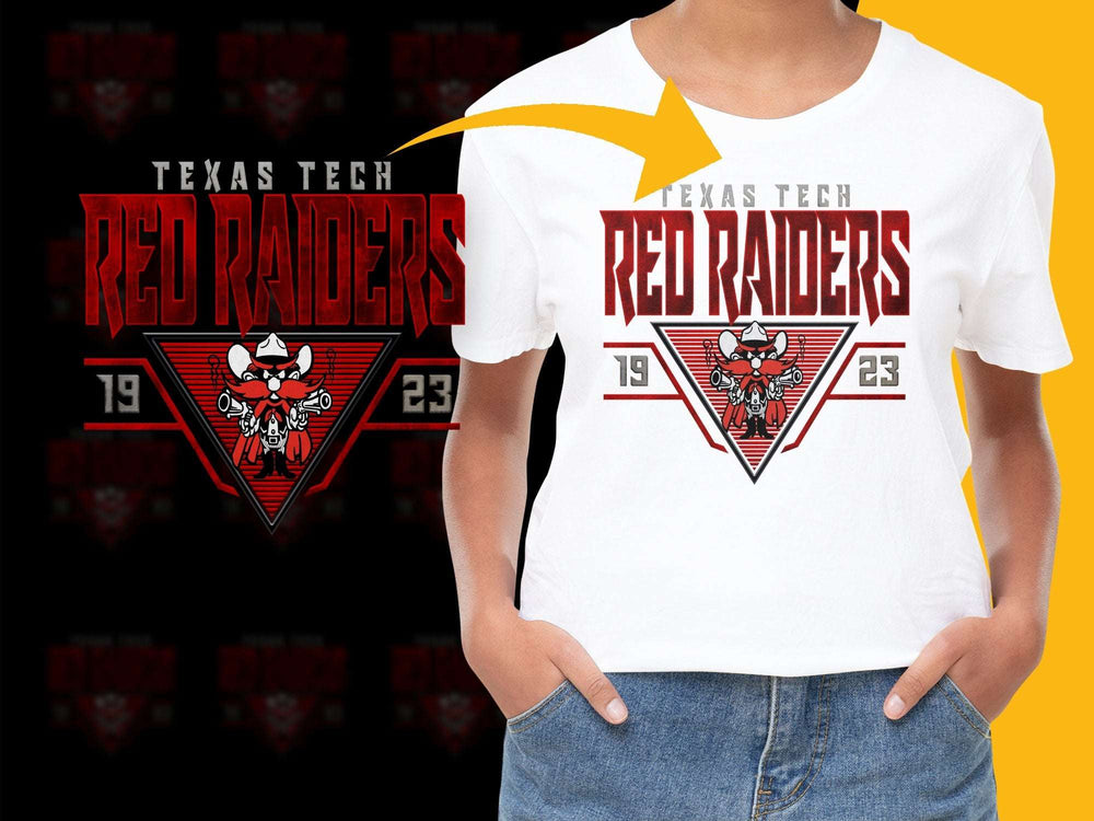 Texas Tech Red Raiders T-Shirt, Vintage Graphic Tee, College Apparel, Unisex Sports Shirt 2023
