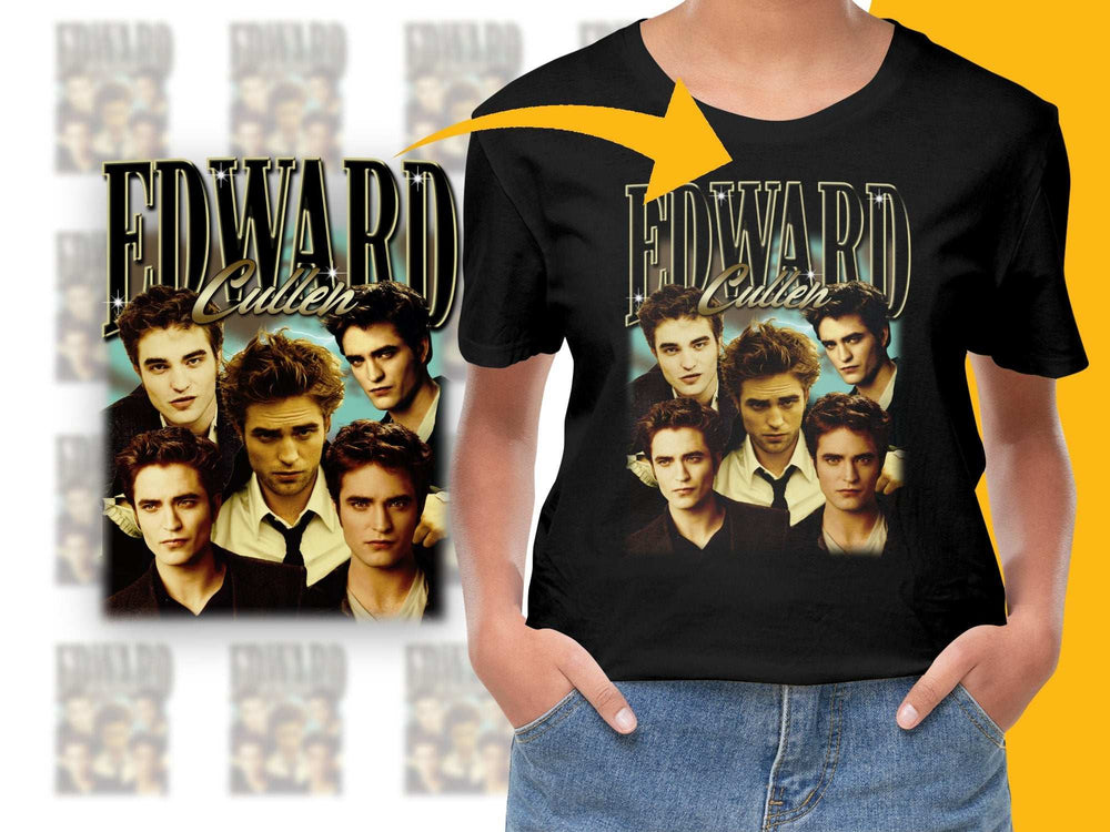 Edward Cullen Twilight Saga Graphic T-Shirt, Vintage Movie Tee, Unisex Fan Apparel