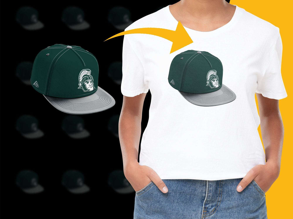 Spartan Logo T-Shirt and Cap Set, Unisex Graphic Tee and Adjustable Hat, Casual Sportswear, Gift Idea