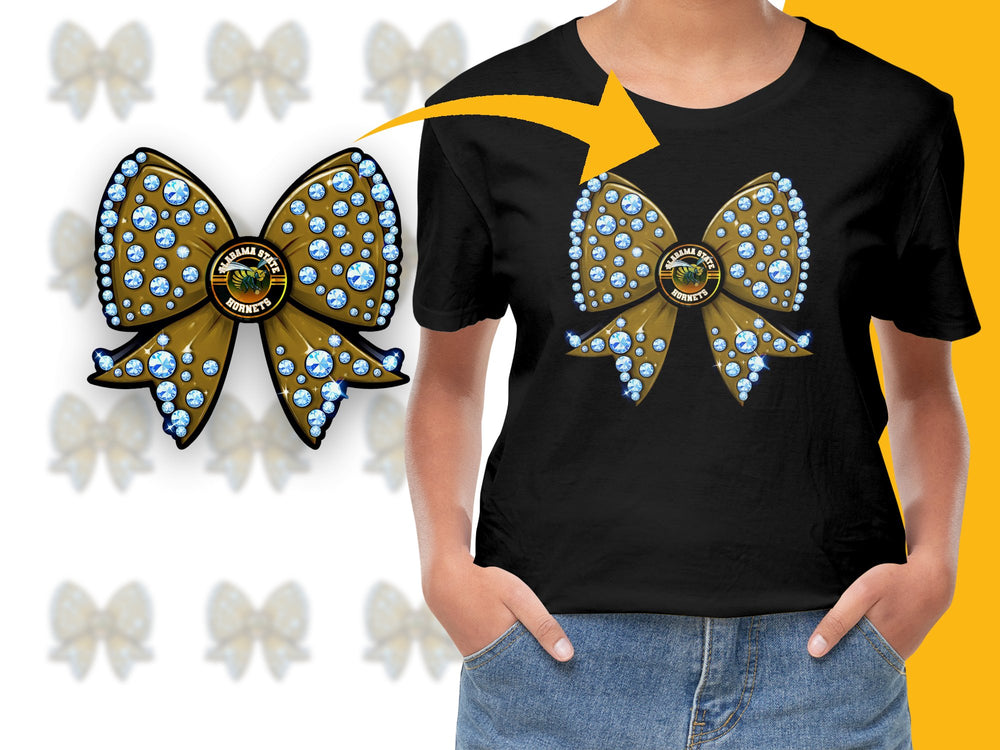 Women's Black T-Shirt with Unique Blue Butterfly Graphic Design, Casual Fashion Top