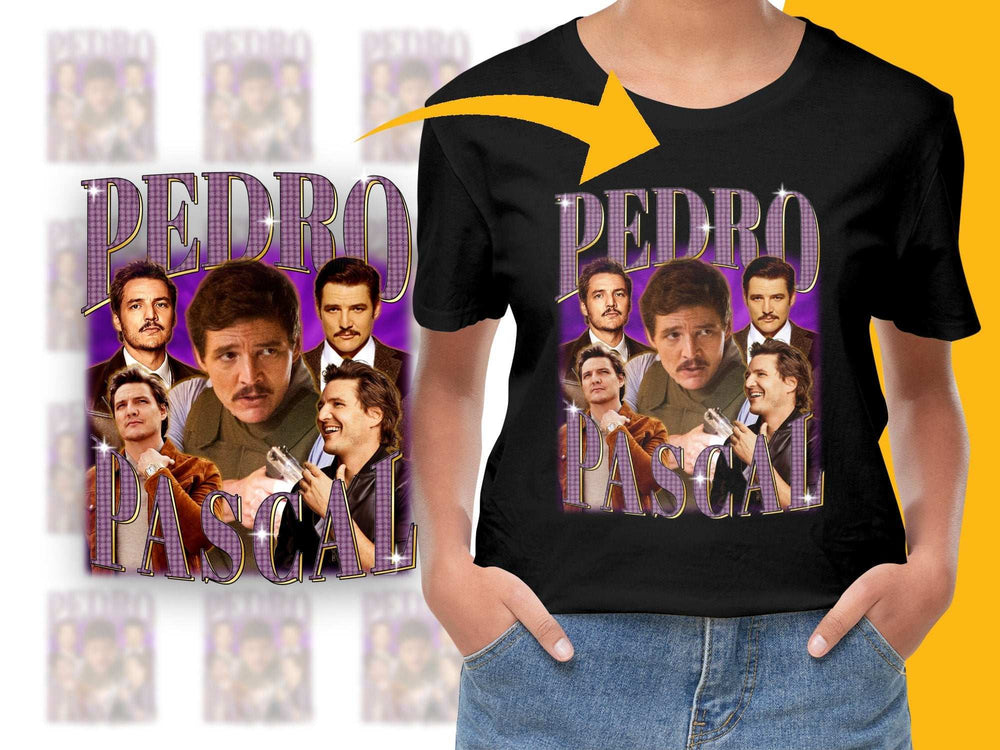 Pedro Pascal Fan T-Shirt, Movie Star Graphic Tee, Unisex TV Show Actor Shirt