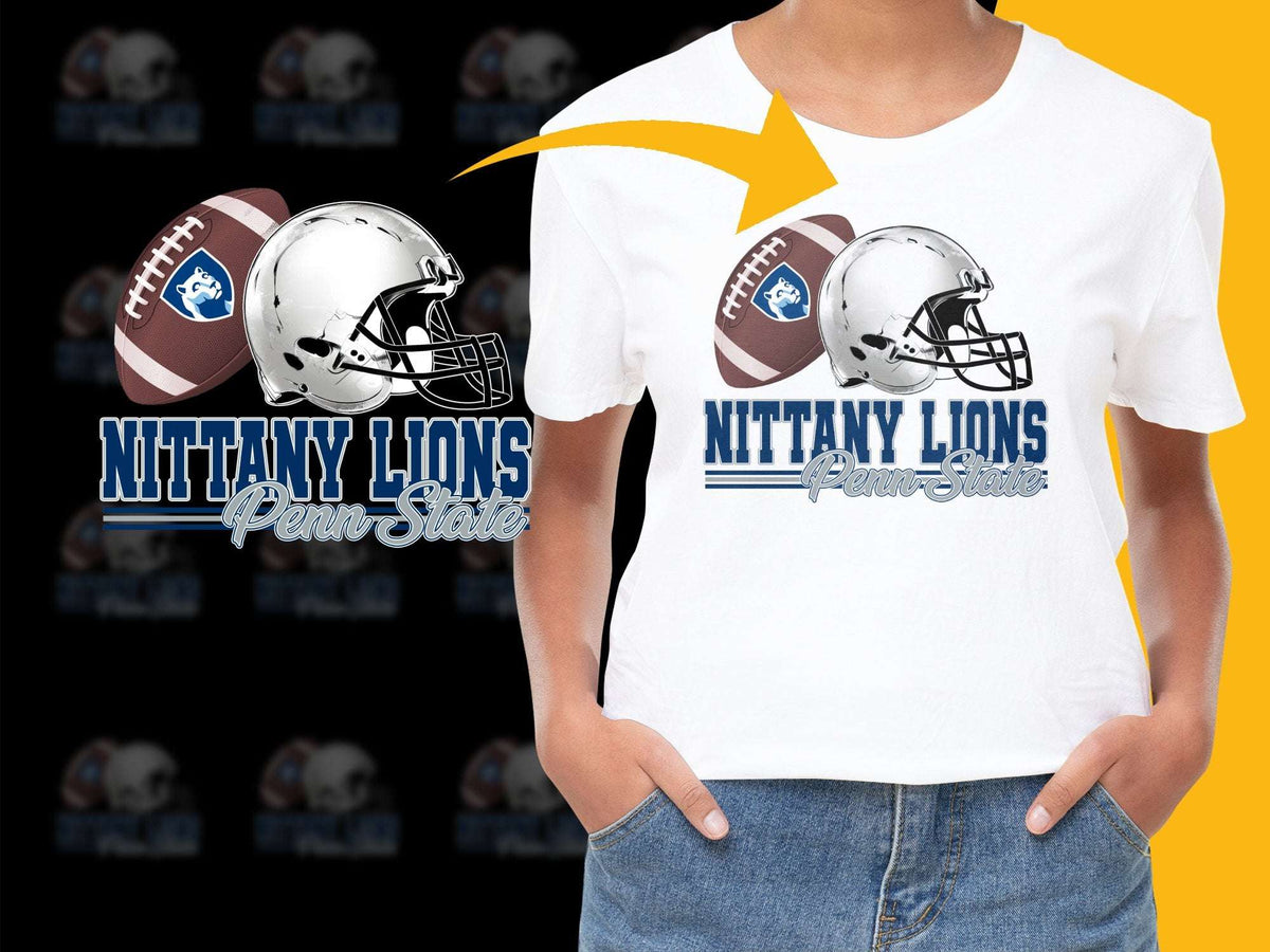 Penn State Nittany Lions Football T-Shirt, College Sports Fan Gear, Graphic Tee for Game Day