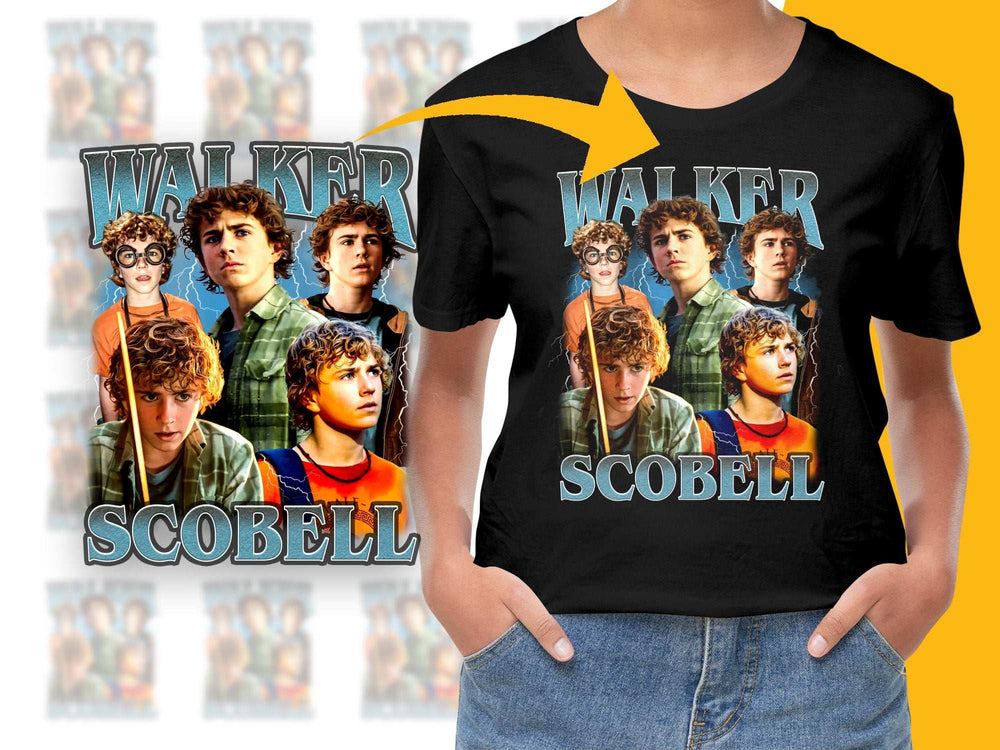 Vintage Walker Scobell Graphic T-Shirt, Retro Actor Print Tee, Soft Cotton Unisex Casual Top