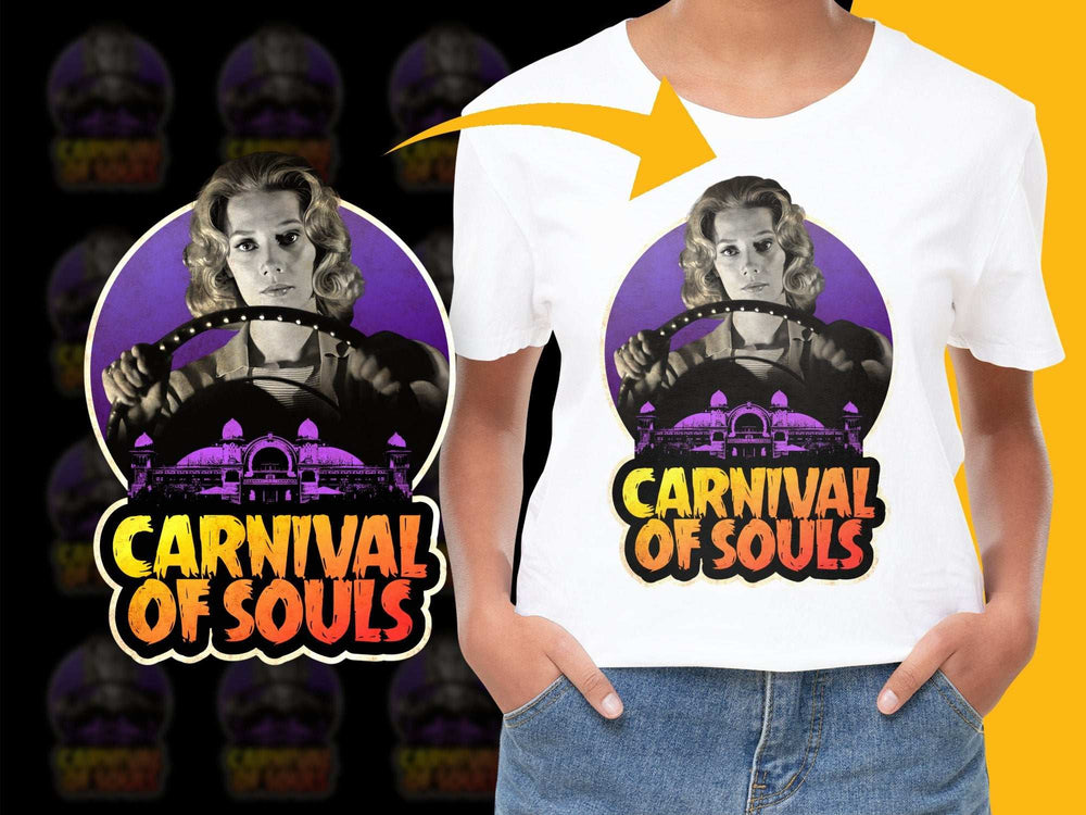 Carnival of Souls Vintage Movie Poster T-Shirt, Classic Horror Film Tee, Retro Cinema Graphic Shirt, Unisex Fashion Top