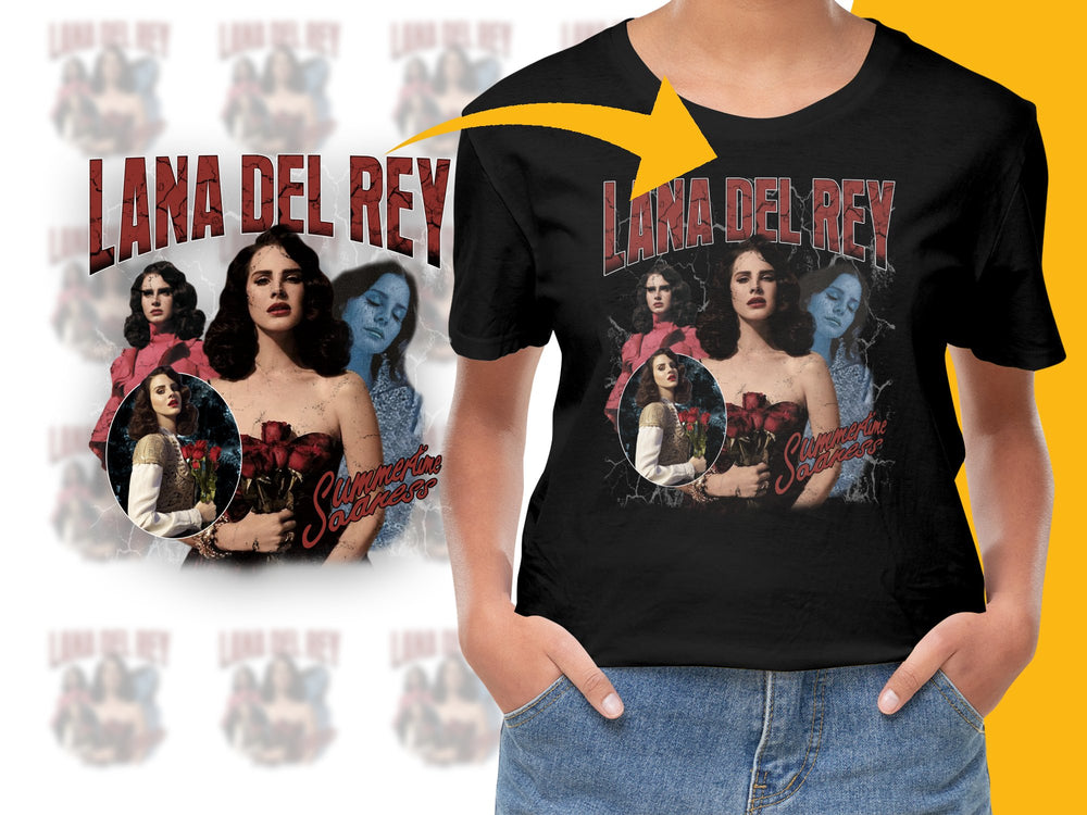 Lana Del Rey Graphic Tee, Vintage Inspired Pop Music T-Shirt, Retro Style Fan Merchandise, Cool Gift Idea