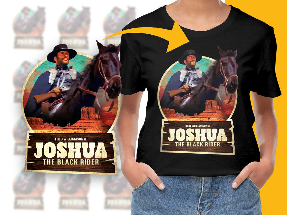 Vintage Joshua The Black Rider Movie T-Shirt, Classic Western Film Tee, Retro Cowboy Graphic Shirt, Gift for Movie Fans