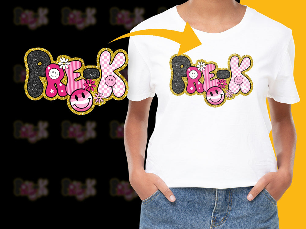 Women's Cute Funky Graphic T-Shirt, Smiley Faces, Casual Streetwear, Colorful Summer Top, Trendy Tee Design