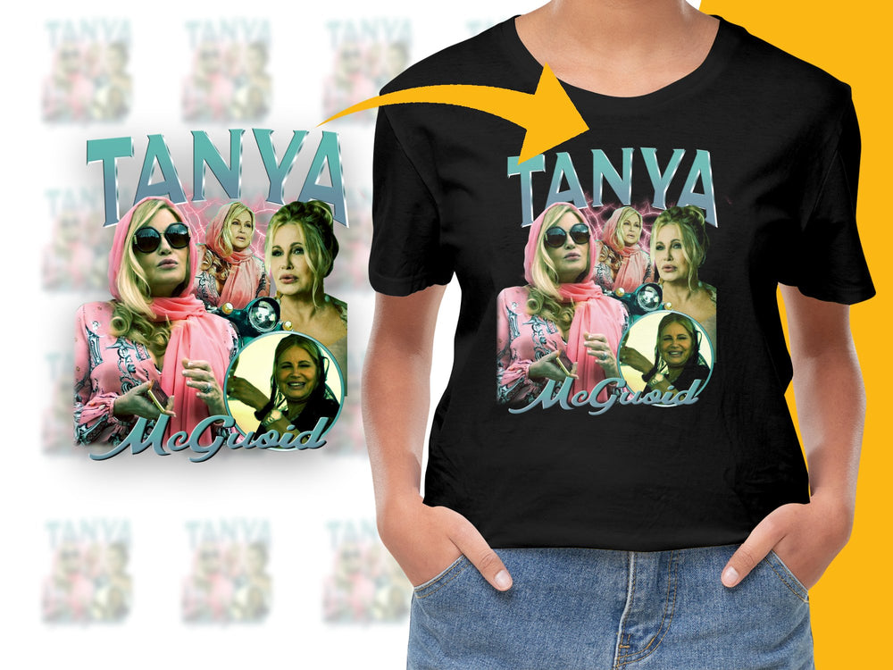 Pop Art Style Tanya McGrath Graphic T-Shirt, Colorful Celebrity Printed Tee, Casual Fashion, Unique Gift Idea