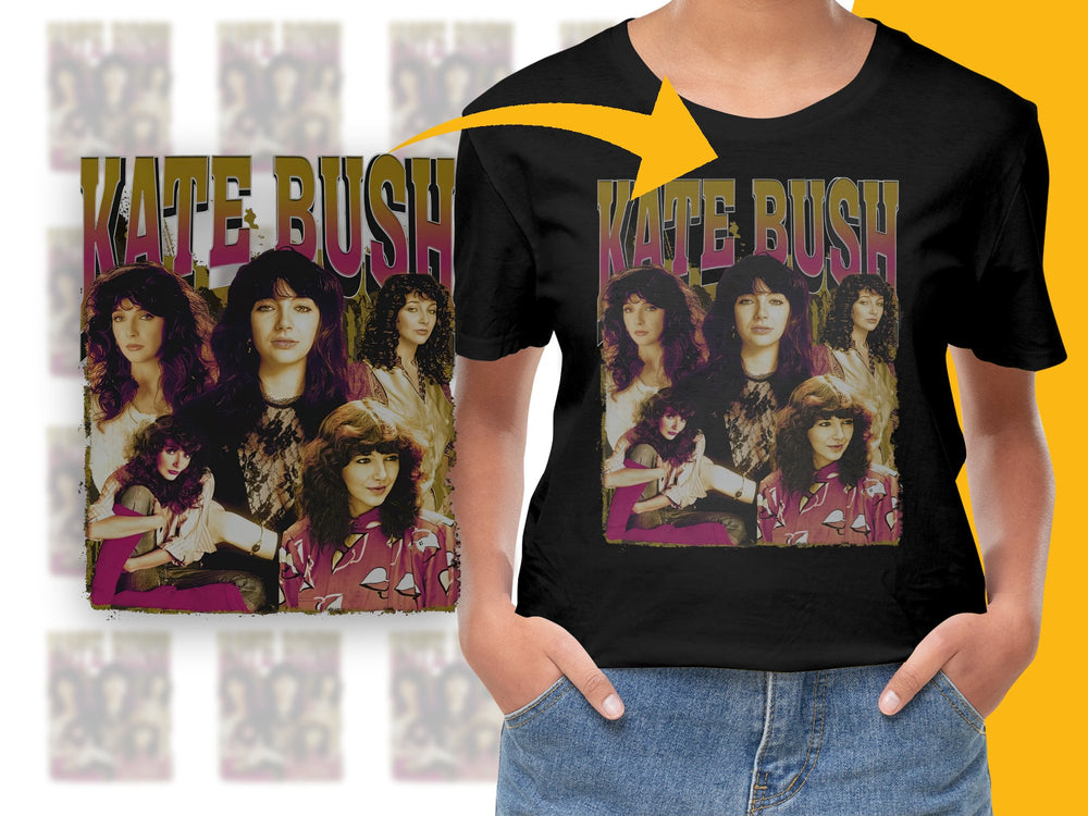 Vintage Kate Bush Graphic Tee, Classic Music Artist Fan T-Shirt, Retro Style Pop Culture Apparel