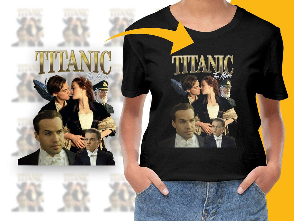 Titanic Movie T-Shirt, Vintage Graphic Tee, Classic Film Merchandise, Collector's Item