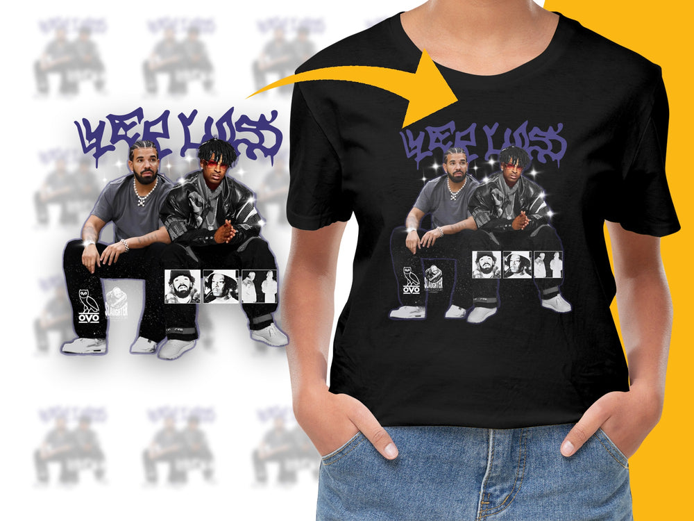 Hip Hop Duo Graphic T-Shirt, Vintage Rap Tee, Urban Street Style, Music Fan Apparel, Unisex Black Cotton Shirt