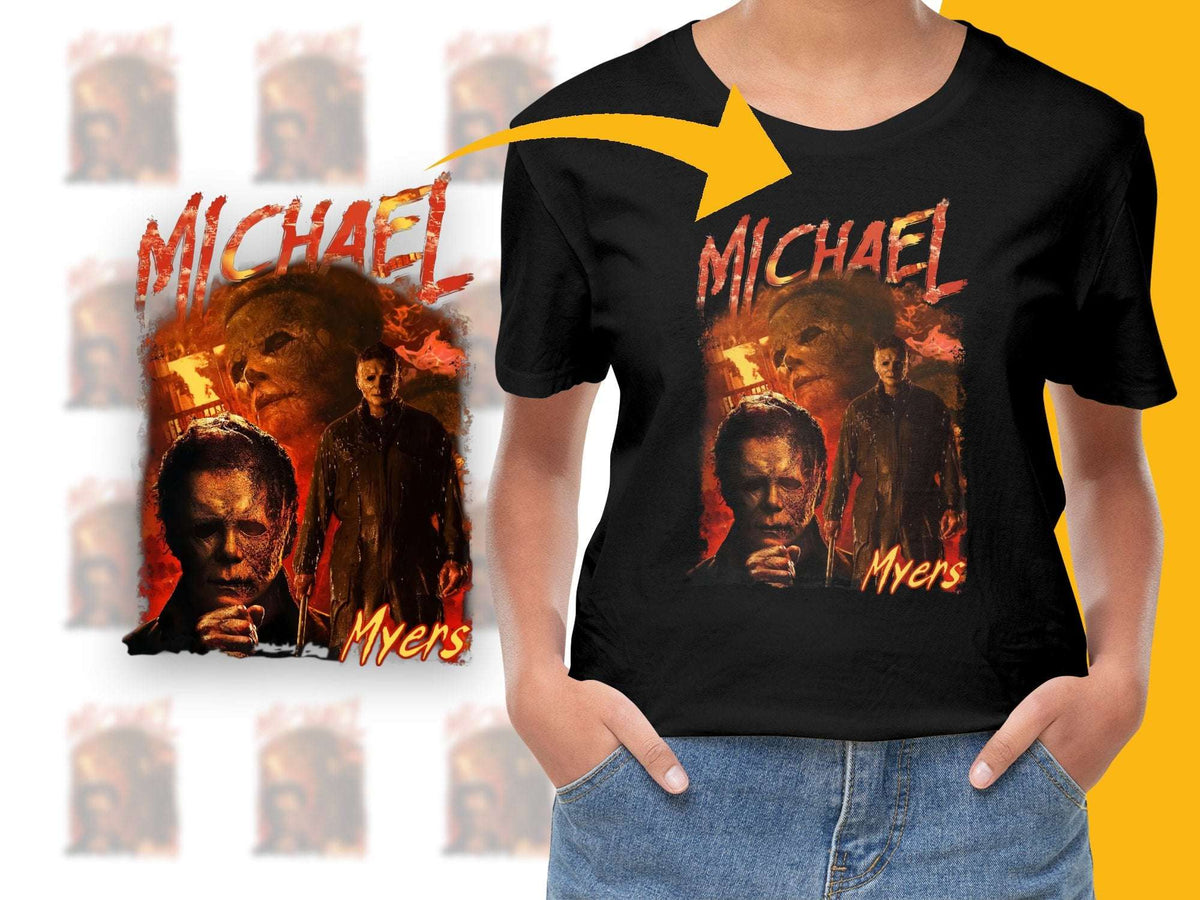 Michael Myers Horror Movie T-Shirt, Halloween Graphic Tee, Unisex Horror Film Shirt, Fan Gift Idea