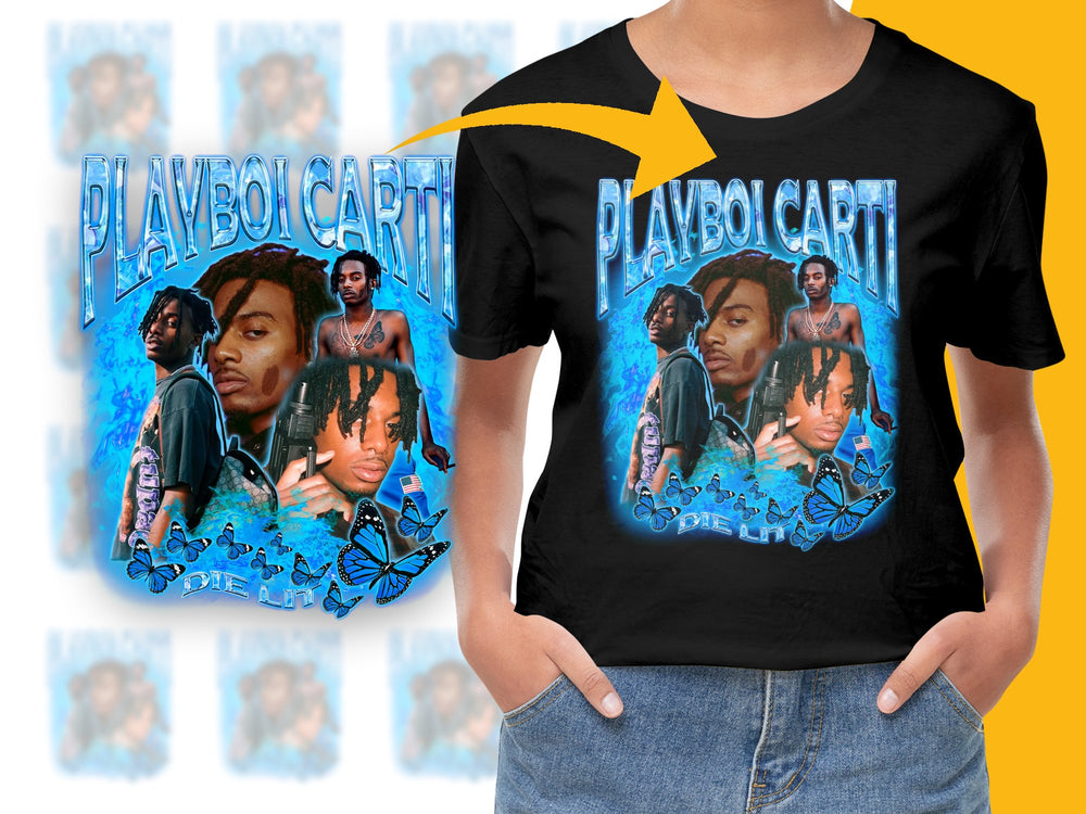 Playboi Carti Graphic T-Shirt, Hip Hop Merch, Music Fan Tee, Street Style Apparel, Trendy Men's Fashion, Unique Gift Idea