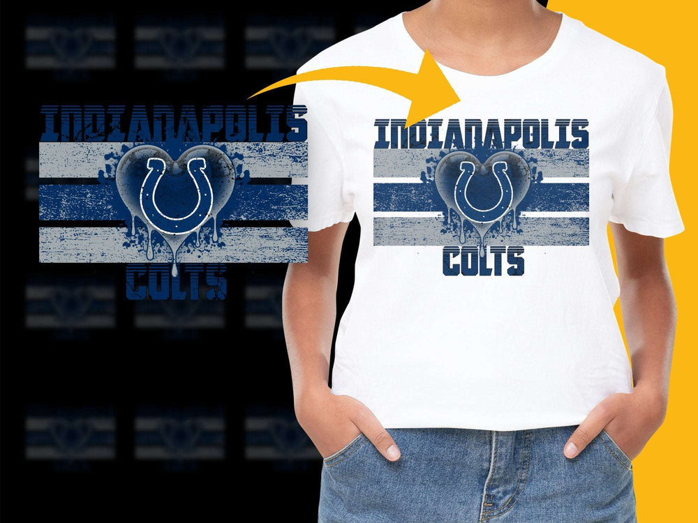 Indianapolis Colts T-Shirt, Vintage Distressed Look, NFL Football Fan Apparel, Graphic Tee for Men and Women