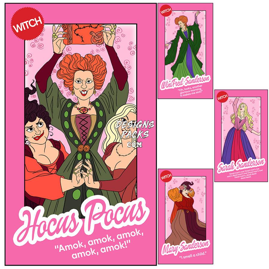 Spooky Witch Doll Halloween PNG Designs Bundle for Movies