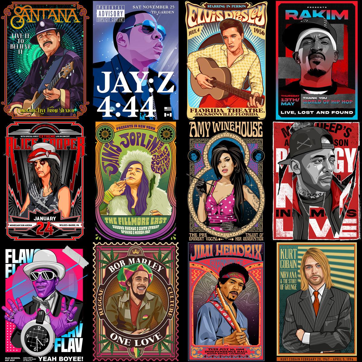 55 World Legends PNG Designs: Best Bundle for Designers