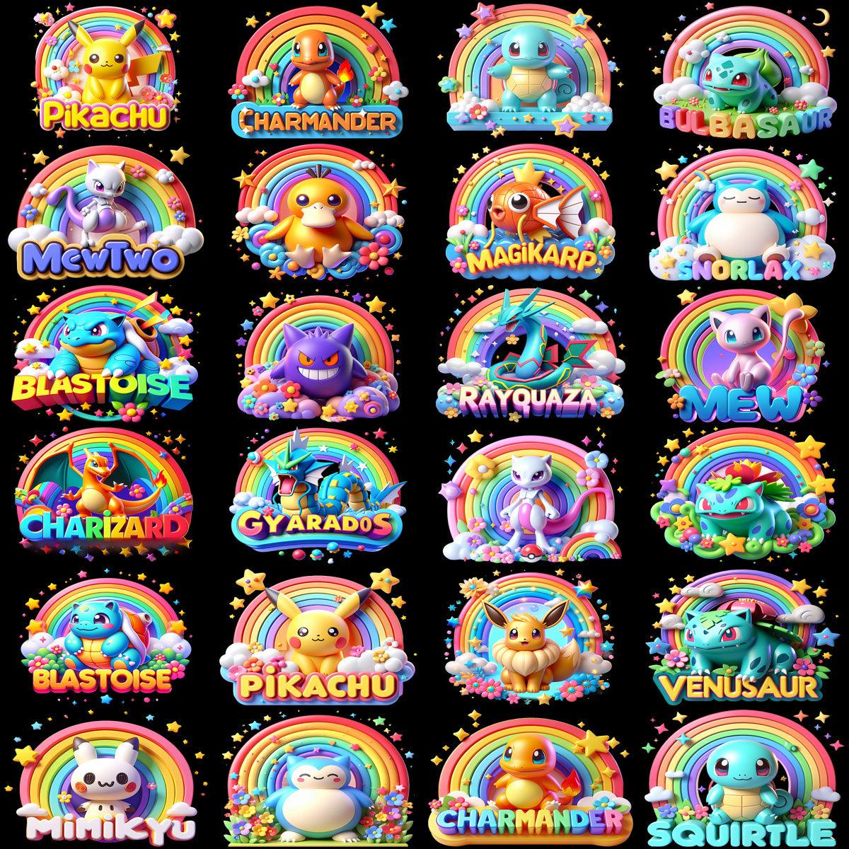 50 High-Quality Pokémon Ball PNG Designs: Anime-Style Bundle