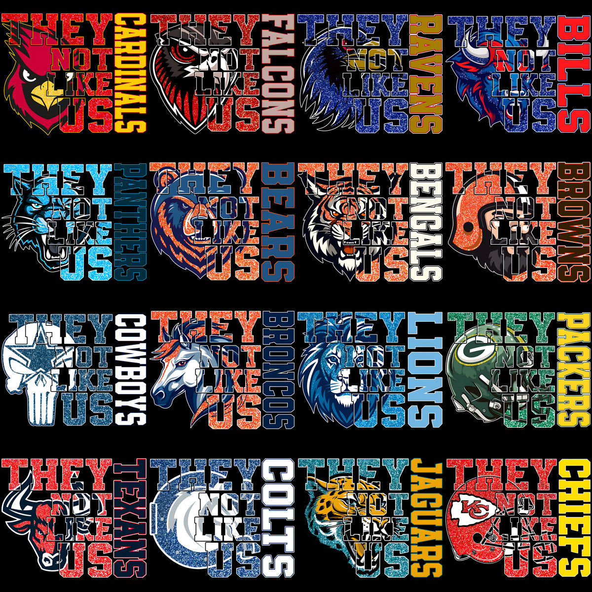 32 Unique Football Mascot PNG Designs: Bundle for Teams