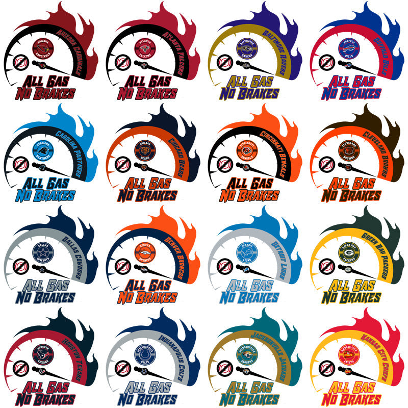 32 NFL Team Logos: PNG Bundle for Designs & Merch