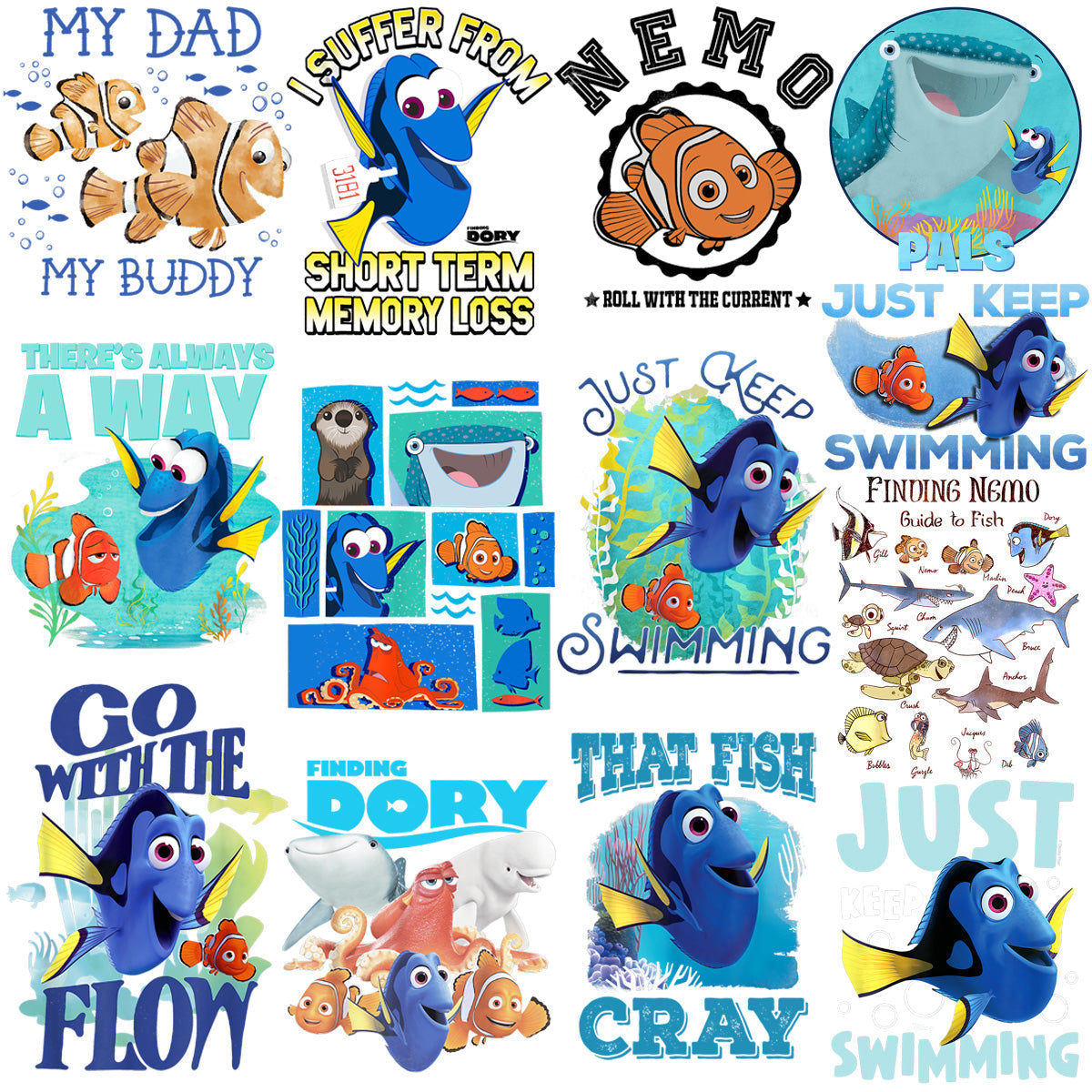 16 Adorable Nemo Cartoon Fish PNG Designs: Perfect for Kids' Projects