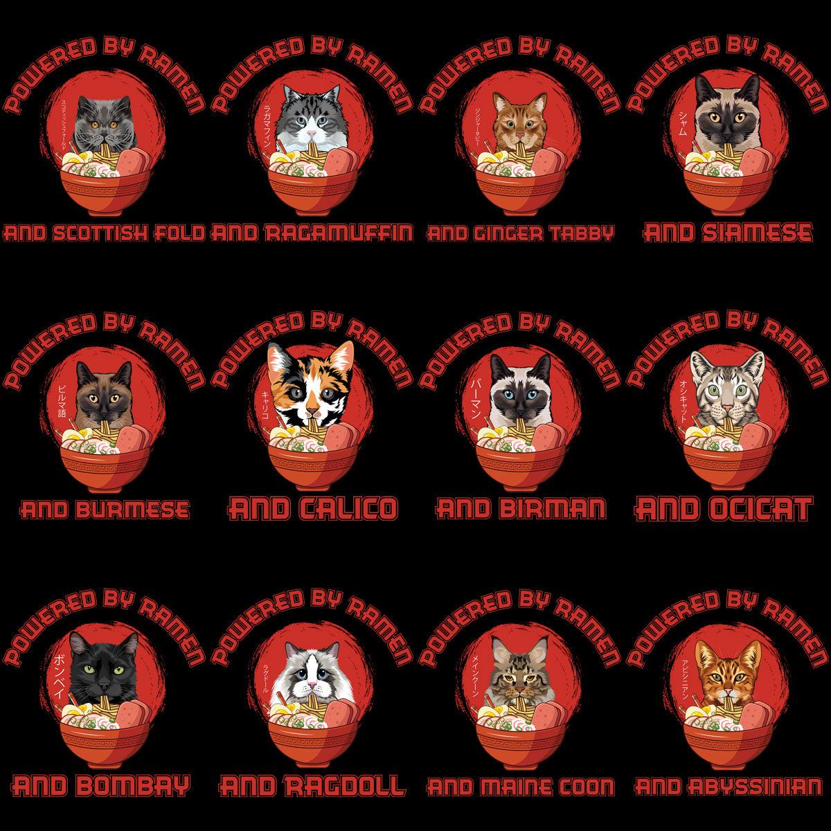 20 Hilarious Cat & Ramen Japan PNG Designs Bundle