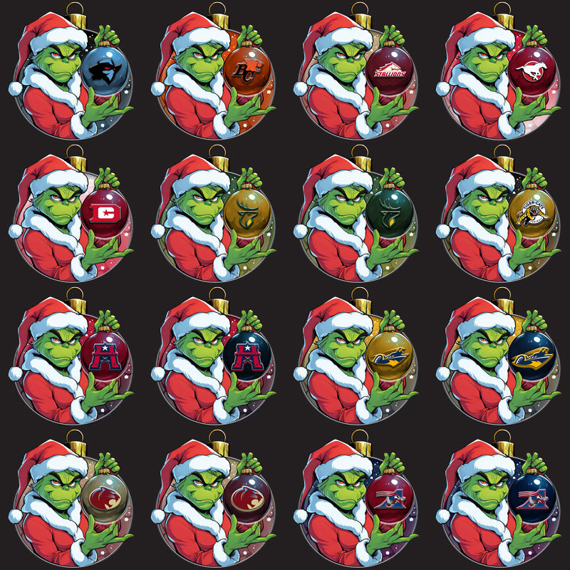 25 Canadian Football Team Grinch PNG Designs: V3 Bundle