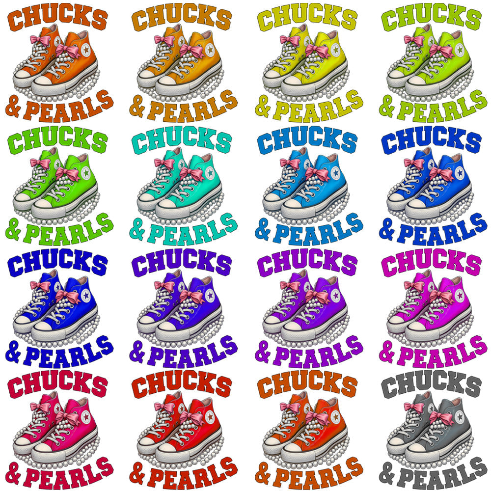Converse Pearl Sneaker Girl Designs PNG Bundle: 24 Shoes for Branding