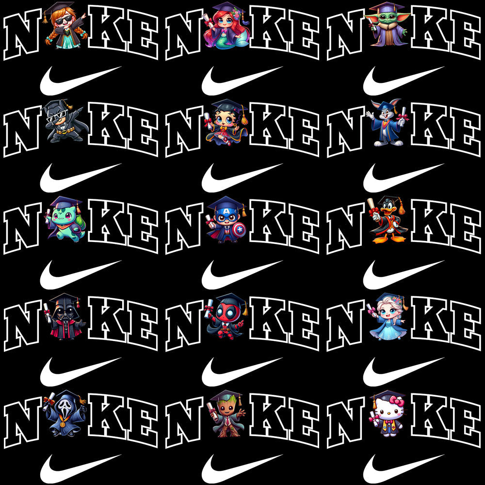 170+ Swoosh Graduation PNG Designs: Senior Class Pop Culture Bundle