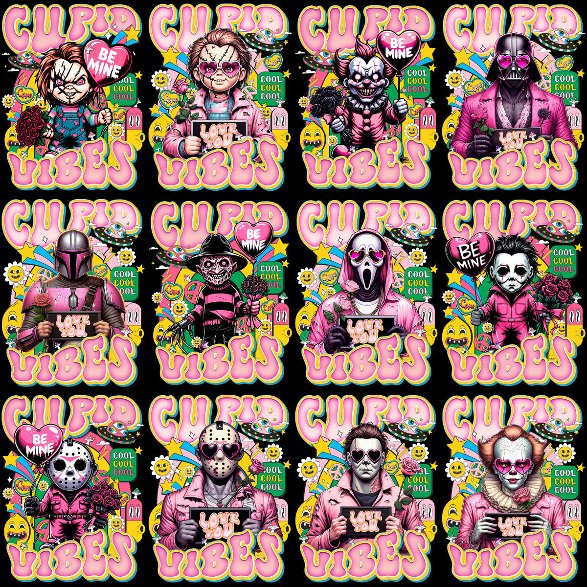 Valentine's Day & 420 Cupid PNG Designs Bundle: 20 High-Quality Graphics