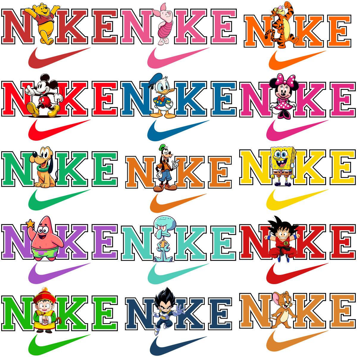 35 High-Quality Swoosh Brand Cartoon PNG & PDF Designs Bundle