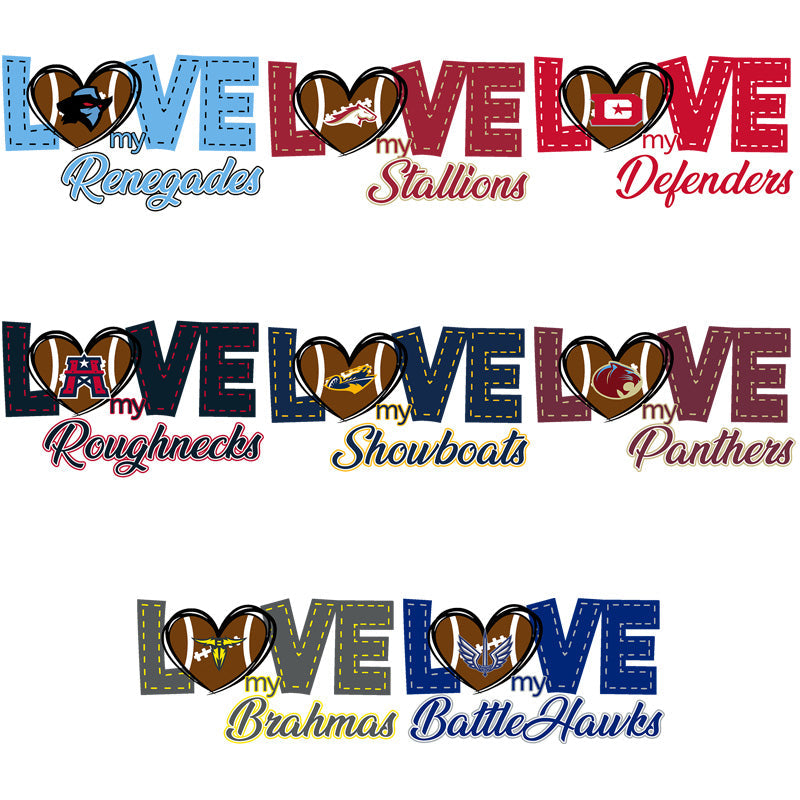 Canada Football Team Logos: PNG Designs Bundle (8 Teams)