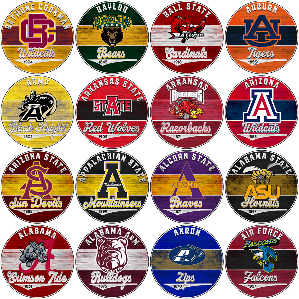 130+ NCAA College Wood Logo PNGs: High-Resolution Design Bundle
