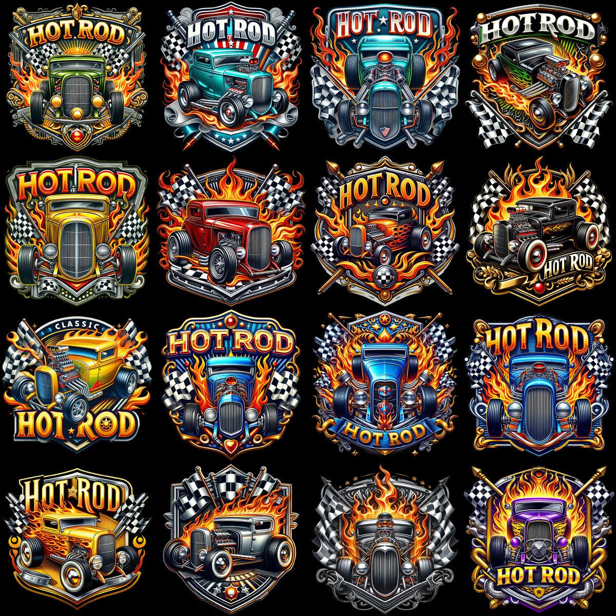 49 Hot Rod Car PNG Designs: Best Bundle for Custom Projects