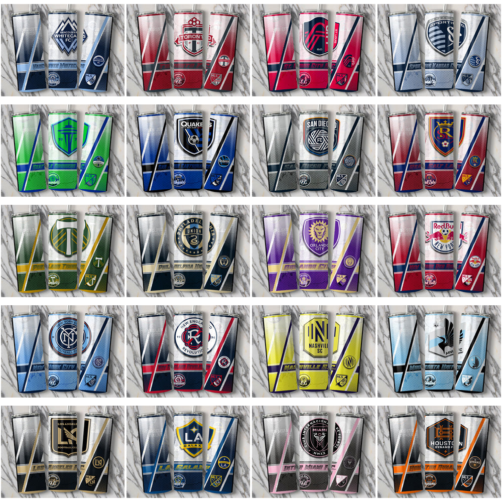 30 USA Soccer Team Tumbler Wraps JPG Bundle - Instant Download

