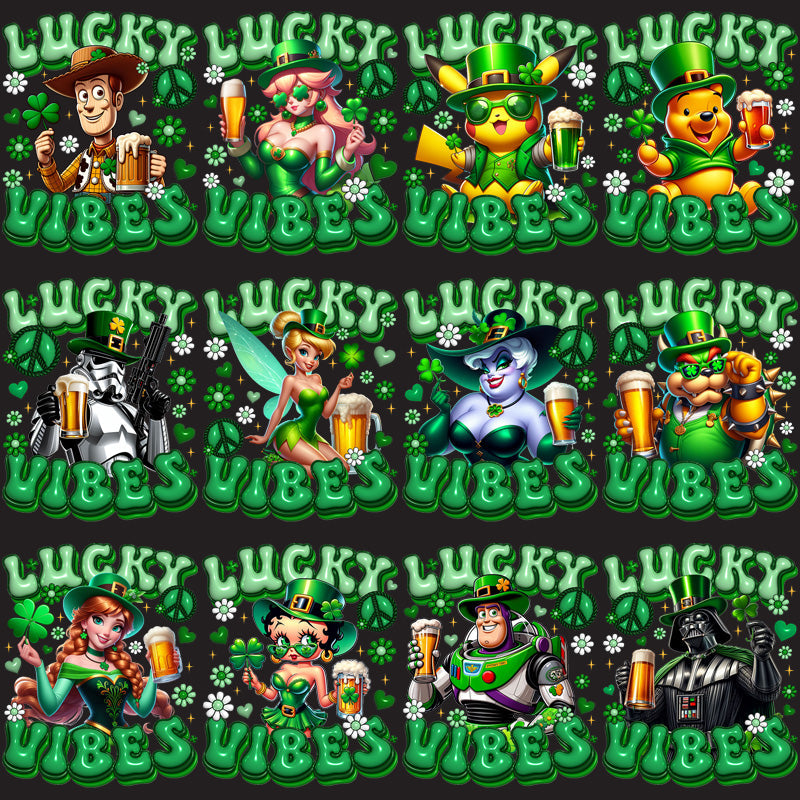 St. Patrick's Day Cartoon Bundle: 46 Lucky PNG Designs