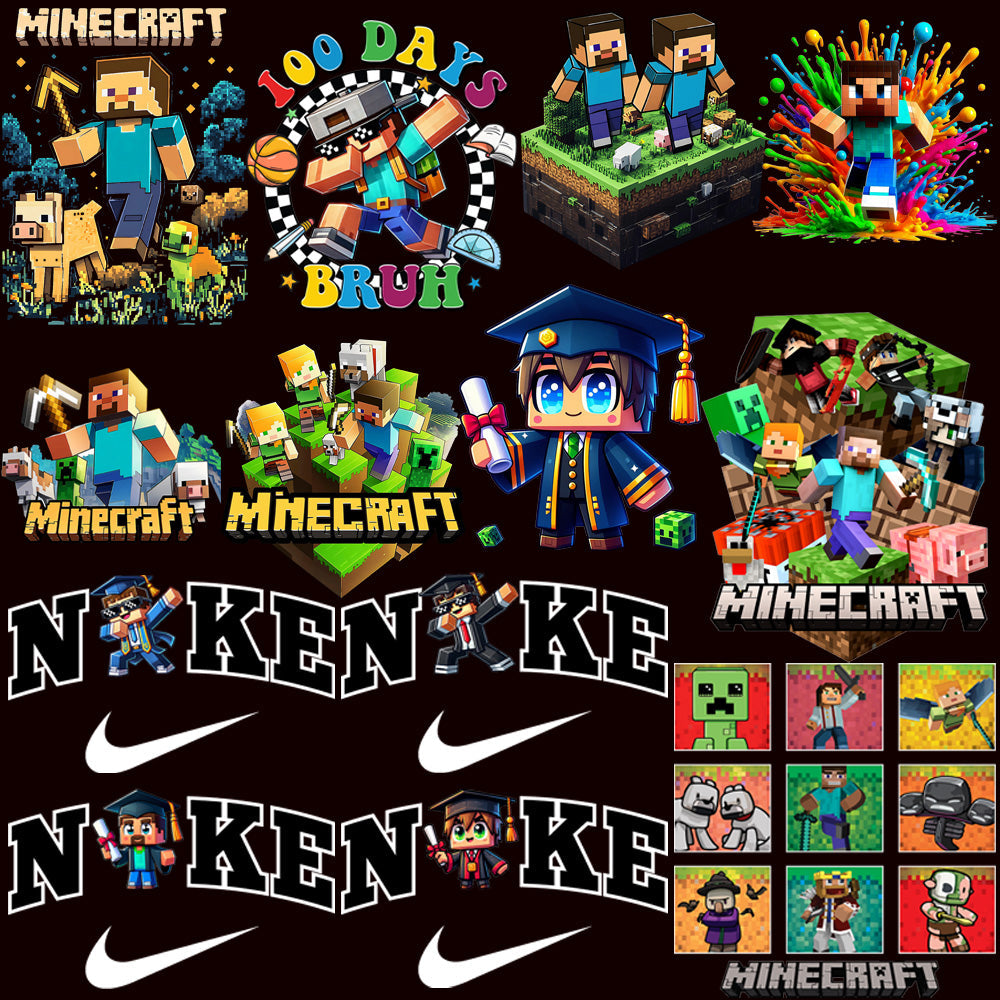 40 High-Quality Mine Design PNG Movie Bundle