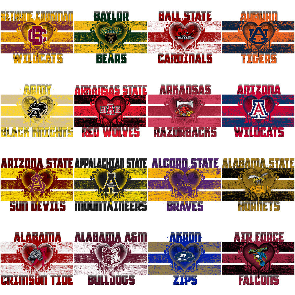 125 NCAA College Drip PNG Designs: Ultimate Bundle for Creatives