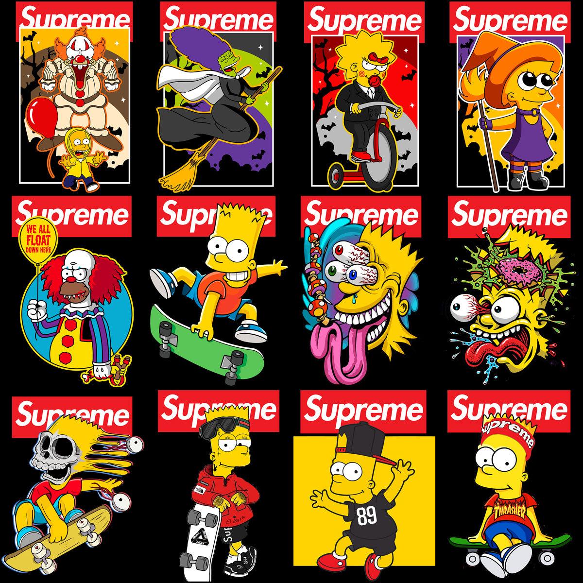 The Simpsons: 17 Brand Cartoon PNG Designs Bundle
