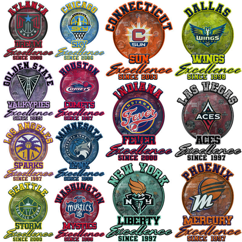12 Women's Basketball Team Logos: PNG Bundle for Excellence Designs