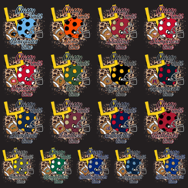 Canada Football Team Logos: 17 Classy PNG Designs Bundle