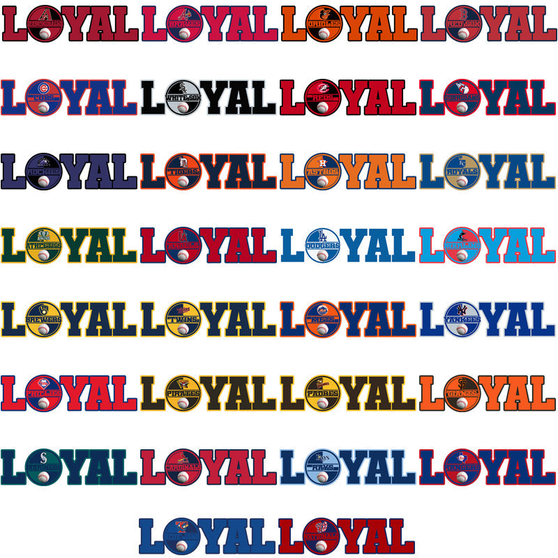 30 MLB Team Logos: High-Quality PNG Bundle for Loyal Fans