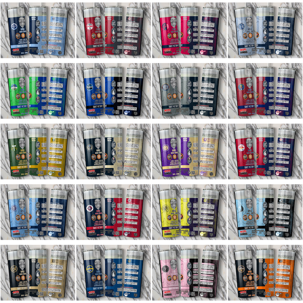 USA Soccer Team Tumbler Wraps Bundle (30 Designs) - JPG Download
