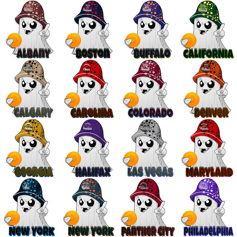 Lacrosse League Ghost Town PNG Bundle: 23 Designs for Teams & Fans