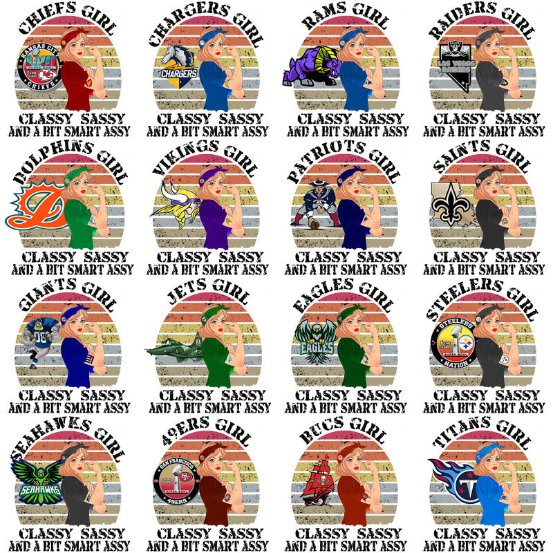 32 Premium Football Team PNG Designs: Classy & Sassy Bundle