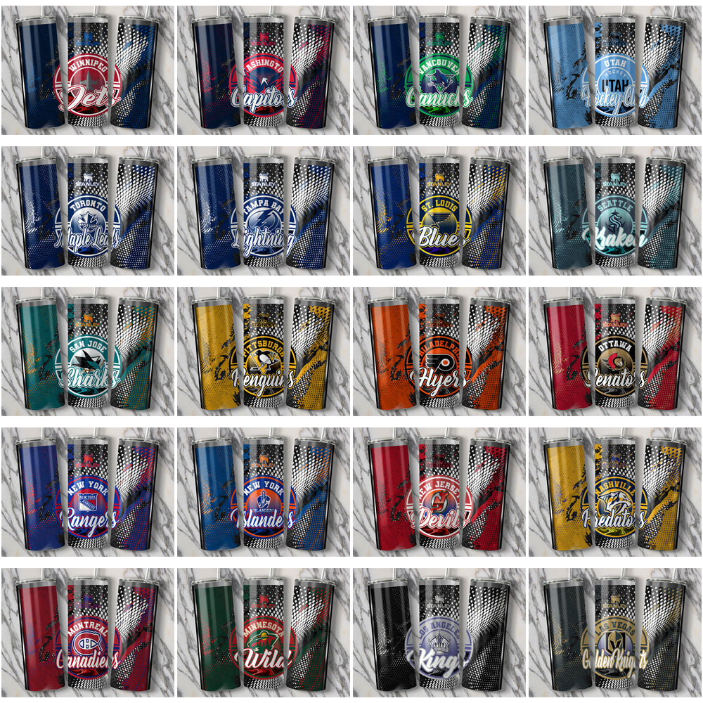 32 NHL Team Stanley Cup Tumbler Wraps - Instant Download JPG Bundle
